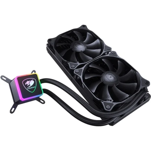 Imagen 0 de COUGAR AQUA 280 - Sistema de refrigeración líquida del procesador - (para: LGA775, LGA1156, AM2, AM2+, LGA1366, AM3, LGA1155, AM3+, LGA2011, FM1, FM2, LGA1151, AM4, LGA2066) - aluminio y cobre - 140 mm