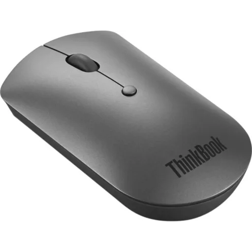 Imagen 0 de Mouse Inalámbrico Lenovo ThinkBook Silent Óptico 2400DPI 3 Botones BT5.0 GrisHie