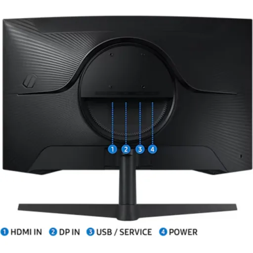 Imagen 2 de Monitor Gamer Curvo Samsung G55C Odyssey G5 32" 2560x1440 VA DP HDMI 165Hz