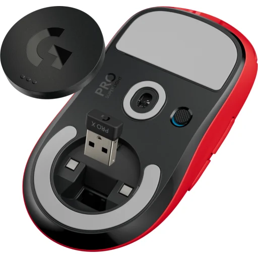 Imagen 6 de Mouse Gamer Inalámbrico Logitech Pro X SuperLight Óptico 25600DPI 5 Btns RF Rojo