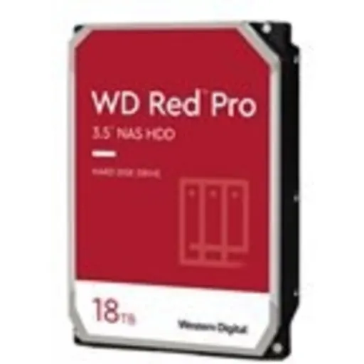 Imagen 1 de Disco Duro Western Digital Red Pro 18TB 3.5" 7200RPM SATA3 6Gb/s 512MB p/NAS