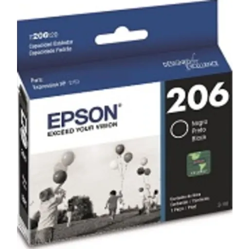 Cartucho de Tinta Original Epson T206 120-AL Negro aprox 150 pagP/ XP-2101