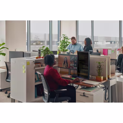 Imagen 2 de Audífonos Monaural Poly Blackwire 3310, Microsoft Teams Certif. c/adap.USB-C/A