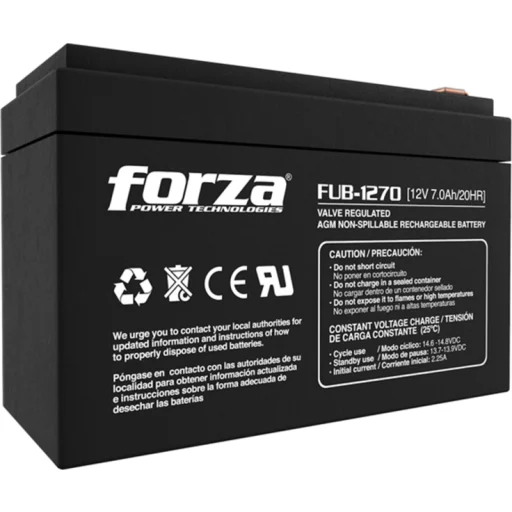 Imagen 3 de Bateria para UPS Forza FUB-1270, 12V 7.0Ah 750VA Ácido Plomo Tiempo Ejec 22min