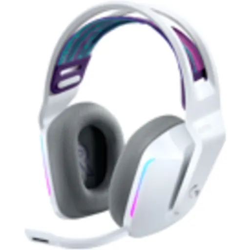 Imagen 1 de Audífonos Gamer Inalámbricos Logitech G733 Lightspeed RGB Dongle USB Color Blanc