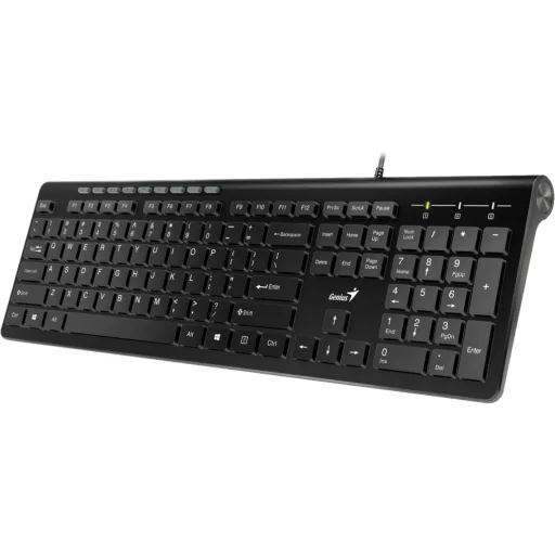Imagen 0 de Teclado Alámbrico Genius Slimstar 230 Interfaz USB 2.0 Español Color negro 