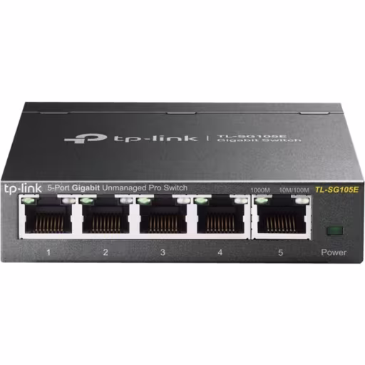 Imagen 0 de Switch TP-Link TL-SG105E 10/100/1000 Gigalan Easy Smart Switch 5 Puertos 