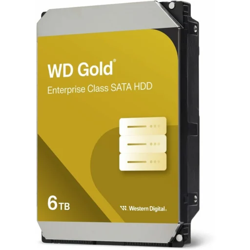 Imagen 1 de Disco Duro Western Digital Gold 6TB 3.5" 7200RPM SATA3 6Gb/s 256MB Empresarial
