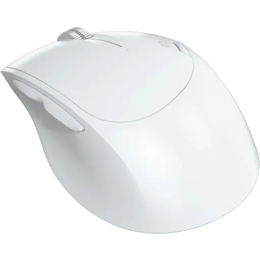 Imagen 1 de Mouse Ergonómico Inalámbrico KlipX KMB-501BK Duotrak 2.4GHz Bluetooth5.0 Blanco