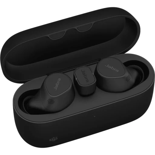 Imagen 0 de Audífonos Inalámbricos Jabra Evolve2 Buds MS con Estuche de Carga, BT 5.2, USB-C