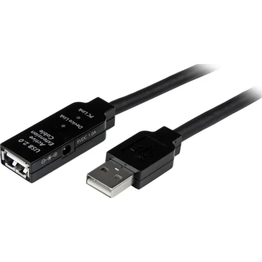 CABLE USB PARA IMPRESORA 20 METROS NEGRO CON CHIP AMPLIFICADO