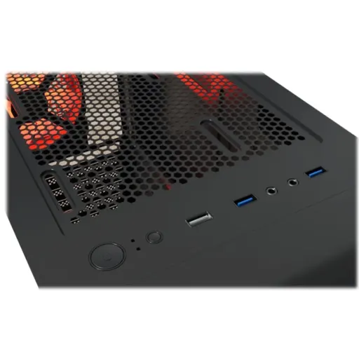 Imagen 4 de Gabinete Gamer Xtech XT-GMR4 Phobos Panel lat Vid templado ATX MTower Negro