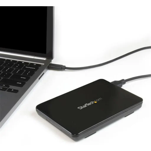 Imagen 2 de Cofre Porta Disco Duro StarTech p/HDD-SSD 2.5" Host USB 3.1 Gen 2 Tipo-C Negro
