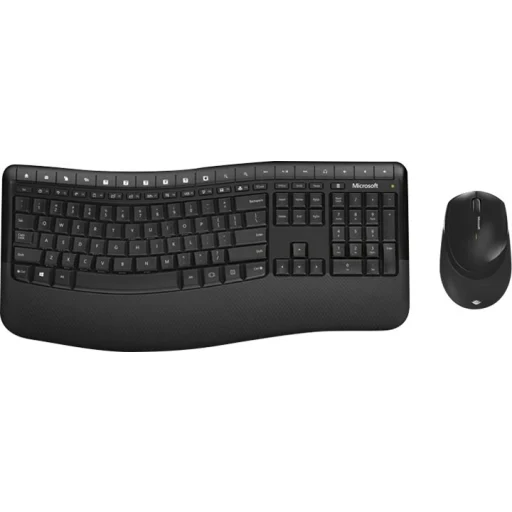 Imagen 2 de Kit Teclado Mouse Inalámbrico Microsoft Comfort Desktop 5050 Encr. AES USB Negro