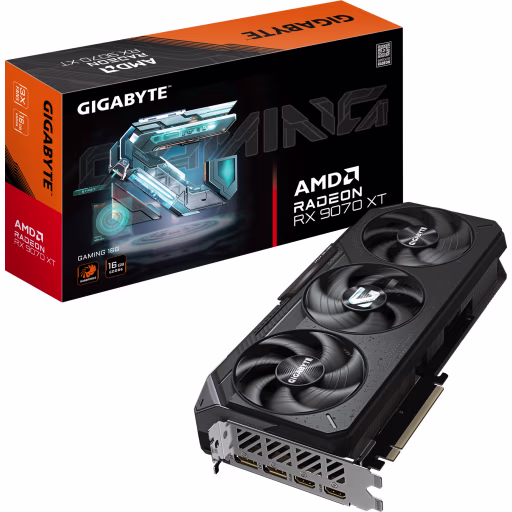 Imagen 0 de Gigabyte Radeon RX 9070 XT GAMING 16G [GV-R9070XTGAMING-16GD]