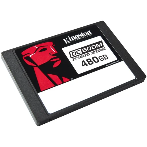 Imagen 1 de Unidad SSD Kingston DC600M 480GB 2.5" 7mm SATA III Lec 560/MBs Esc 470MB/s
