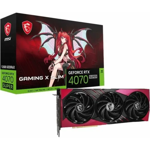 Imagen 6 de Tarjeta de Video MSI GF RTX 4070 SUPER 12G GAMING X SLIM MLG 12GB GDDR6X 3*DP HD
