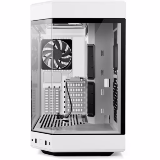 Imagen 1 de Gabinete HYTE Y60 Snow White, Vidrio Templado 2*USB3.1 USB-C Caja ATX de Torre