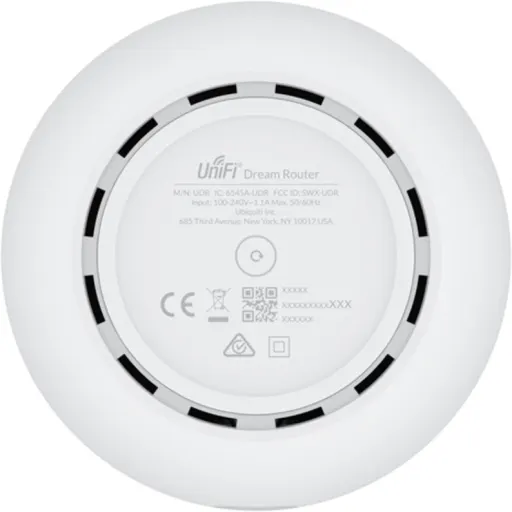 Imagen 4 de Router Ubiquiti UDR WIFI6 4-1000 2 PoE 1 WAN BT mSD Unifi OS Console Dream