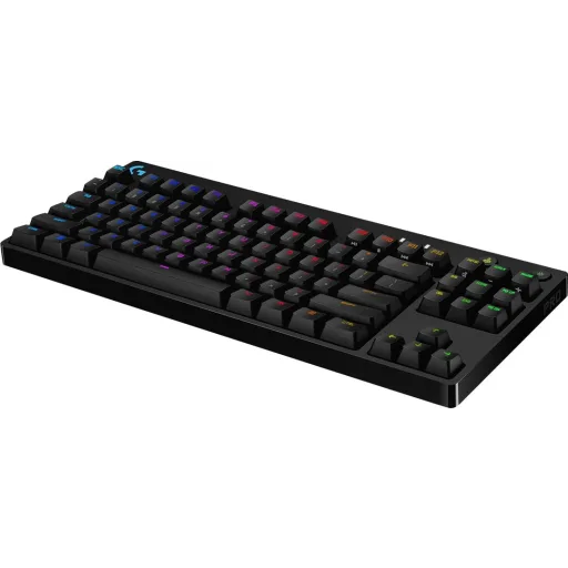 Imagen 24 de Teclado Gamer Alámbrico Logitech G Pro RGB Mecánico Switch GX Blue Color Negro