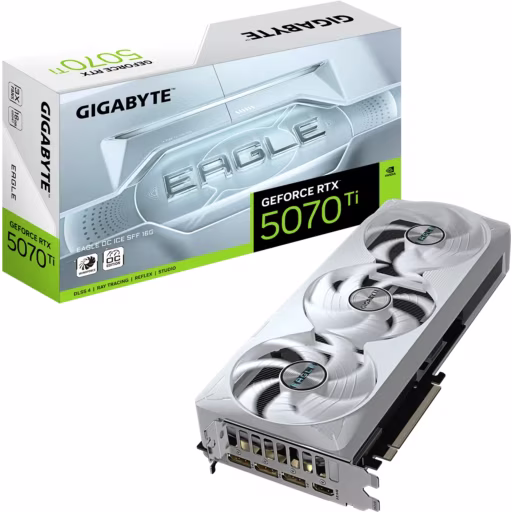 Imagen 0 de Gigabyte GeForce RTX 5070 Ti EAGLE OC ICE SFF 16G [GV-N507TEAGLEOC ICE-16GD]