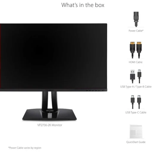 Imagen 14 de Monitor Viewsonic VP2756-2K 27" QHD 2560*1440 LED IPS DP HDMI USB3.2 USB-C 60Hz