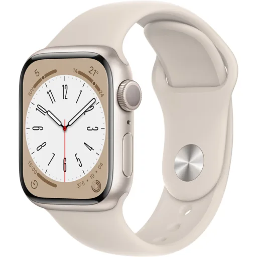 Imagen 0 de Apple Watch Series 8 41mm (GPS / Starlight Aluminum Case / Starlight) [MNP63BE/A]