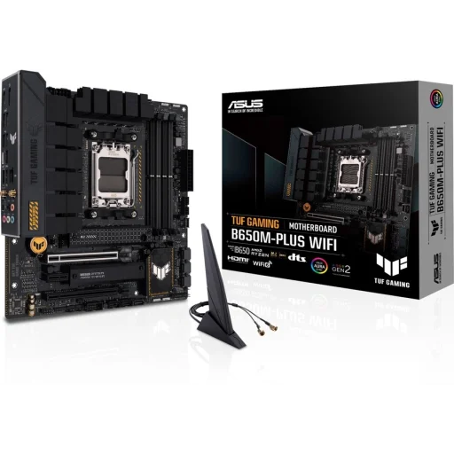 Imagen 2 de Tarjeta Madre Asus TUF GAMING B650M-PLUS WIFI AMD AM5 4*DDR5 2*M.2 DP HDMI mATX