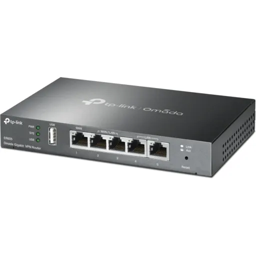 Imagen 1 de Router TP-Link ER605 V2 VPN Gigabit VPN 3 puertos Ethernet WAN + 1 USB WAN
