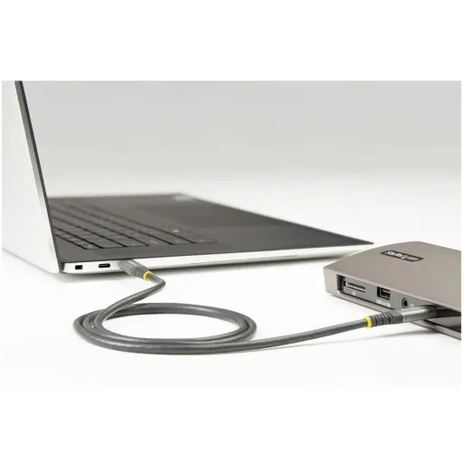 Imagen 3 de Cable USB Tipo-C 3.2 Gen1 M/M 5Gbps PD 100W 5A Modo Alto DP 2mt Negro - StarTech