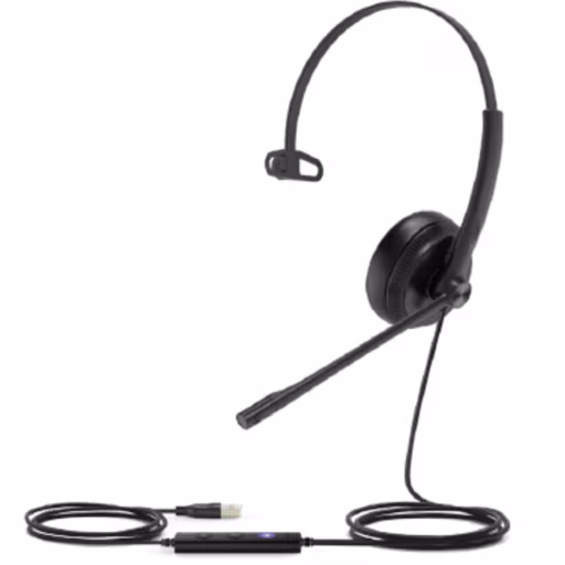 Imagen 0 de Cintillo Yealink Modelo UH34 Monoaural USB compatible con teams