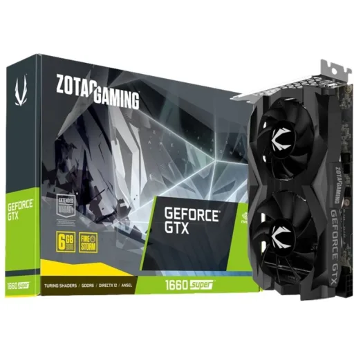 Imagen 2 de Tarjeta de Video Zotac Gaming GTX 1660 Super AMP  6GB GDDR6 PCIe 3*DP HDMI ATX 