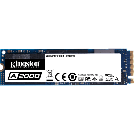 Imagen 0 de Unidad SSD Kingston A2000 1TB M.2 22*80 PCIe3x4 NVMe Lec2200MB/s Esc2000MB/s