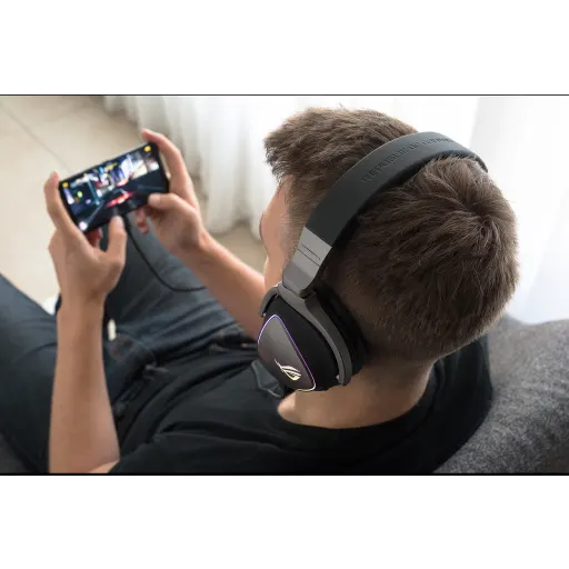 Imagen 9 de Audífonos Gamer Asus ROG Delta, RGB Micrófono Boom USB-C Color Negro