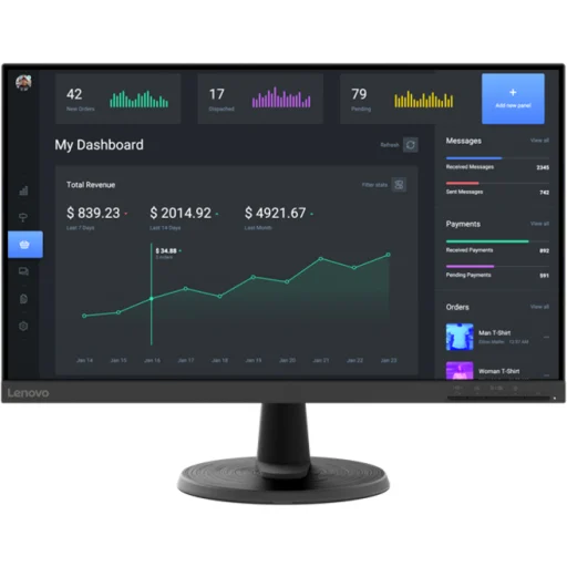 Imagen 2 de Monitor Lenovo ThinkVision C24-40 23.8" FHD 1920*1080 VA HDMI VGA 75Hz 7ms