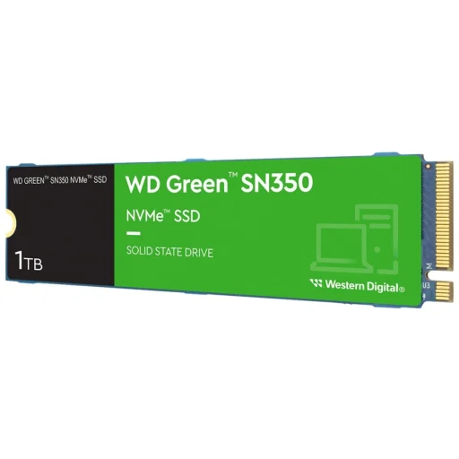 Unidad SSD Western Digital Green SN350 1TB M.2 22*80 PCIe3x4 Le2400MBs Es1850MBs