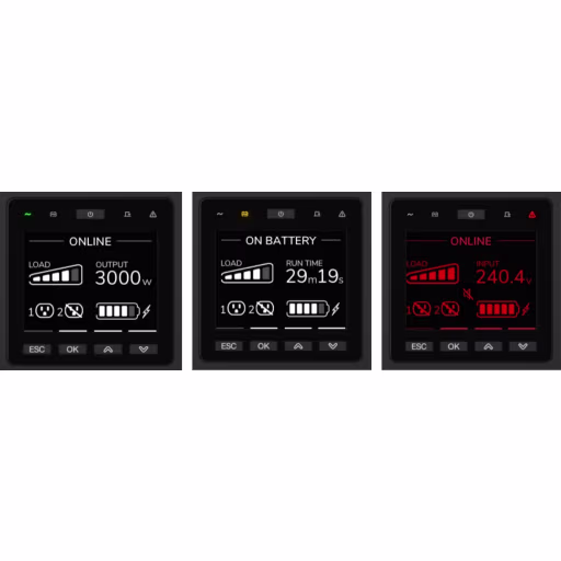 Imagen 5 de UPS APC Smart-UPS RT 10kVA/10kW 230V 2x IEC C13+1x IEC C19+Hard wire3-w Rck/Twr 