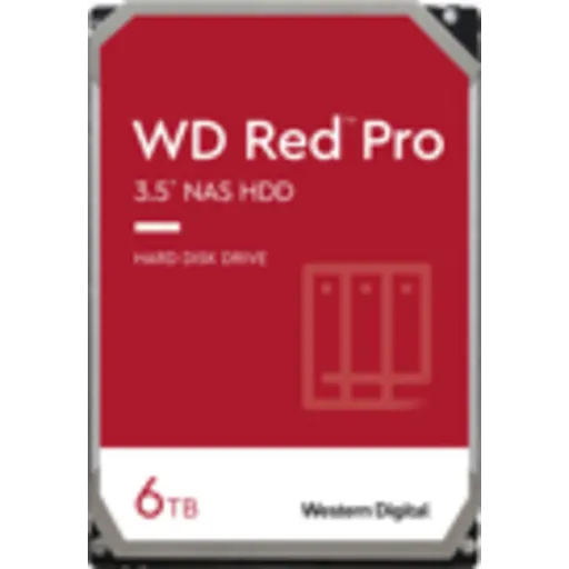 Imagen 2 de Disco Duro Western Digital Red Pro 6TB 3.5" 7200RPM SATA 6Gb/s 256MB p/NAS