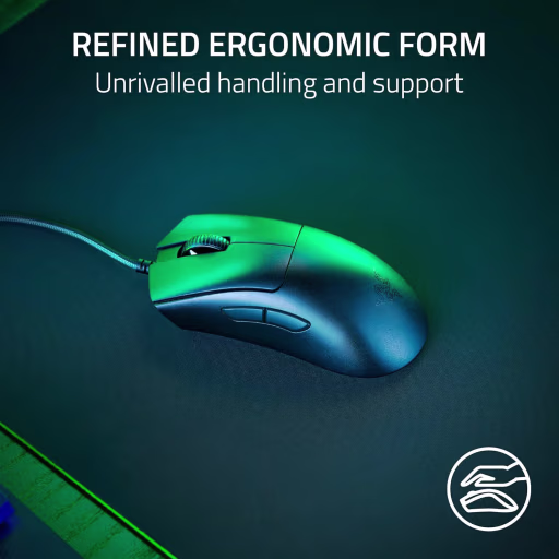 Imagen 8 de Mouse Gamer Alámbrico Razer DeathAdder V3, Óptico 30.000dpi Ergo USB-A Negro