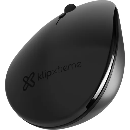 Imagen 1 de Mouse Inalámbrico KlipX KMB-251BK Arrow Óptico 2400dpi 4 botones BTv5.1 Negro
