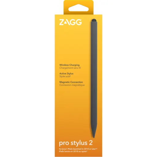 Imagen 4 de Lápiz Zagg Pro stylus 2 para iPad con carga inalámbrica Color Gris