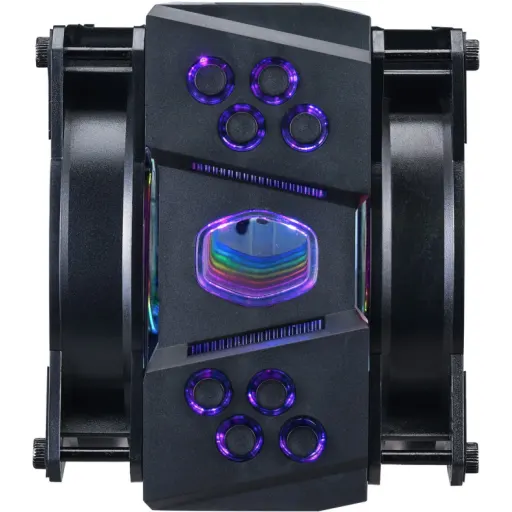 Imagen 2 de Disipador CPU Cooler Master MasterAir MA410M RGB, LGA 1151, AMD AM4