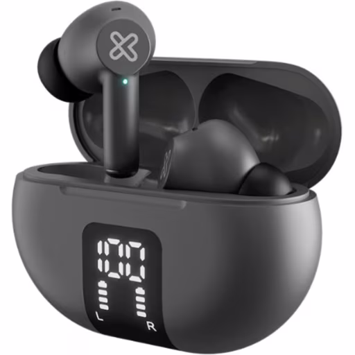 Imagen 0 de Klip Xtreme - True wireless earphones - Para Phone / Para Portable electronics / Para Tablet - Wireless - 22Hrs ANC Gray