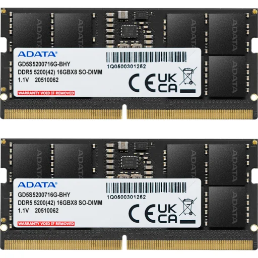 Imagen 2 de Memoria RAM 16GB DDR5 5200MHz SO-DIMM CL42 Non-ECC 1.1v 262p - AData