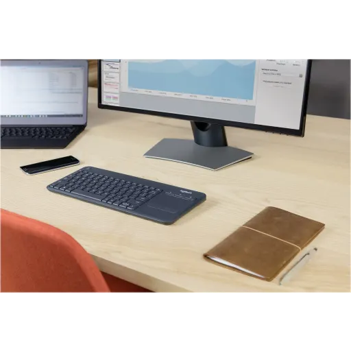 Imagen 7 de Teclado con TouchPad Inalámbrico Logitech K400 PLUS compatible PC SmartTV Negro