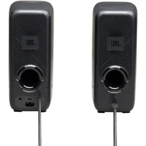 Imagen 1 de Parlantes 2.0 JBL Gamer Quantum Duo Dolby Digital Bluetooth 4.2 Negro
