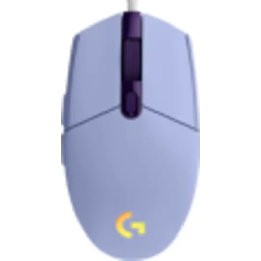 Imagen 2 de Logitech mouse G203 lightsync RGB USB lila 6 botones