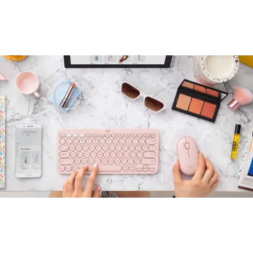 Imagen 6 de Logitech K380 Multi-Device Keyboard- Spanish Layout Lavender