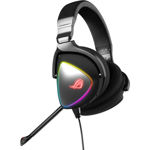 Imagen 2 de Audífonos Gamer Asus ROG Delta, RGB Micrófono Boom USB-C Color Negro