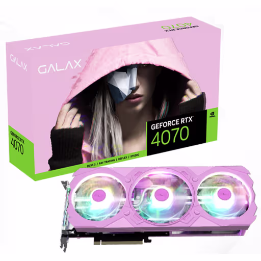Imagen 0 de Galax GeForce RTX 4070 EX Gamer Pink [47NOM7MD7LPK]